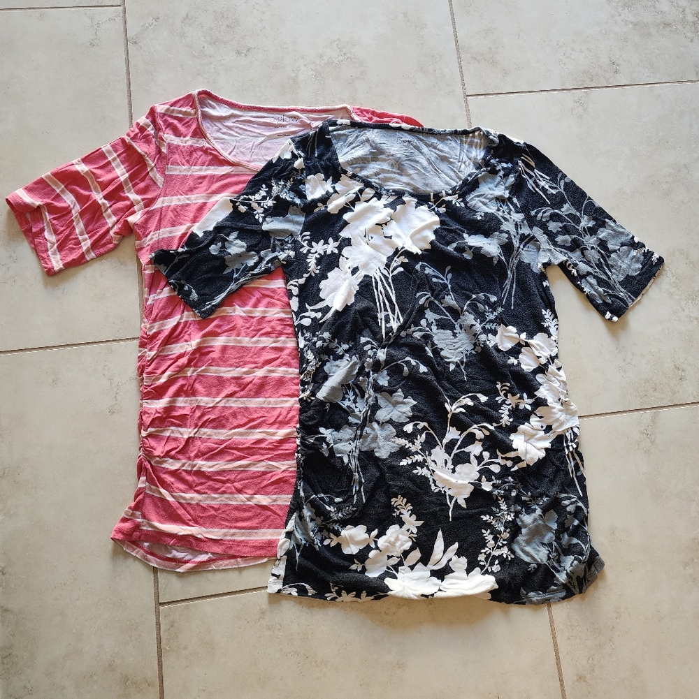 Set Of 2 A:Glow Maternity Shirts